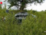 Автомобиль съехал в кювет в Невельском районе