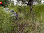 Автомобиль съехал в кювет в Невельском районе