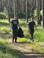 Псковские страйкболисты показали пример: сначала субботник, потом — бой