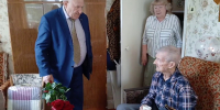 Ветеран Великой Отечественной войны Сергей Иванов отметил 100-летие - ГТРК Псков