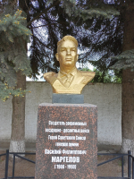 Центральное КПП 76-й ДШД, бюст В. Ф. Маргелову – основателю современных воздушно-десантных войск. Фото здесь и далее из архива автора