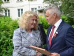 Бюст героя Советского Союза Михаила Харченко открыли в Псковской области