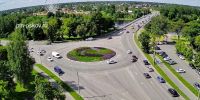 В Пскове водитель уехал с места ДТП на площади Героев-Десантников, но потом вернулся - Pln-Pskov.Ru