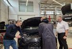 Практическую часть госэкзамена сдают студенты на базе сервиса официального дилера Changan в Пскове