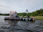 «Горводоканал» присоединился к извлечению обломков самолета из озера в Невельском районе