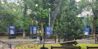 «Звездное небо» упало на улице Пушкина в Пскове - Псковская правда