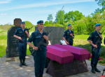 В Псковском районе перезахоронили останки 15 воинов-освободителей