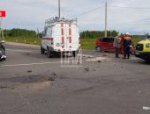 Три автомобиля столкнулись в Псковском районе