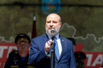 Уникальный железнодорожный состав Минобороны в Пскове. ФОТОРЕПОРТАЖ