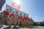 Уникальный железнодорожный состав Минобороны в Пскове. ФОТОРЕПОРТАЖ