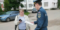 Профилактический рейд в  Новосокольническом  районе - МЧС Псковской области