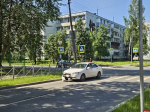Daewoo и Volkswagen столкнулись на пересечении улиц Розы Люксембург и Киселева в Пскове