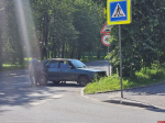 Daewoo и Volkswagen столкнулись на пересечении улиц Розы Люксембург и Киселева в Пскове