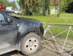 В Псковском районе водитель Renault Duster почувствовал себя плохо и врезался в ограждение