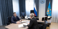 Михаил Ведерников обсудил с Мариной Чамкиной вопросы развития аппарата мировых судей и регионального госархива - Министерство юстиции