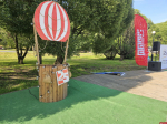 Фотозона работает на празднике ПЛН в парке Строителей