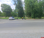 Мотоциклист госпитализирован после опрокидывания в Пскове