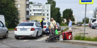 ДТП с участием курьера произошло на перекрестке улиц Труда и Ипподромной в Пскове - Pln-Pskov.Ru