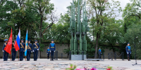 Торжественный ритуал в память освободителей Пскова прошёл у Вечного огня - Собрание депутатов