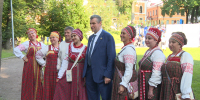 Восхитился сильными женщинами. Лидер ЛДПР Леонид Слуцкий приехал в регион - ГТРК Псков
