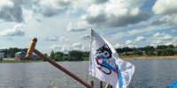 Профсоюзные активисты соревновались на лодках «Дракон» в День города - Pln-Pskov.Ru
