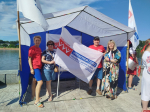 Профсоюзные активисты соревновались на лодках «Дракон» в День города