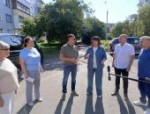 Михаил Ведерников оценил благоустройство общественной территории в Псковском округе