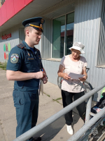 На территории деревни Родина состоялся профилактический   рейд