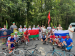 В рамках велопробега псковичи передали копию Знамени Победы в Музей боевого содружества Витебской области