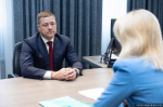 Новые и актуальные меры соцподдержки обсудили Михаил Ведерников и Наталья Мельникова