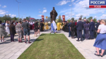 Митрополит Псковский и Порховский Матфей освятил памятник княгине Ольге в Пскове