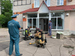Псковские росгвардейцы провели учения совместно с МЧС