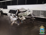 Появились фото с места смертельного ДТП с автобусом в Островском районе