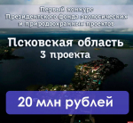 Три заявки Псковской области одержали победу в конкурсе президентского фонда экологических и природоохранных проектов