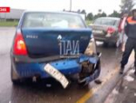 Двухлетняя девочка пострадала в ДТП с тремя автомобилями в Псковском районе