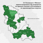 Избирательные комиссии зарегистрировали кандидатов от Псковского «Яблока» на участие во всех 13 избирательных кампаниях 2025 года