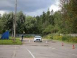 Соревнования по автомобильному многоборью среди полицейских состоялись в Пскове