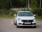 Соревнования по автомобильному многоборью среди полицейских состоялись в Пскове