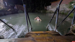 Псковская спортсменка окунулась в ледяные воды Приэльбрусья