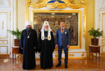 Патриарх Кирилл вручил псковскому губернатору орден князя Даниила Московского II степени