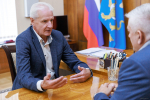 Александр Котов провёл установочную встречу с участником программы «Герои земли Псковской» Андреем Ключко