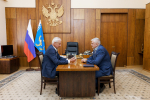 Александр Котов провёл установочную встречу с участником программы «Герои земли Псковской» Андреем Ключко
