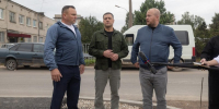 Ремонт улично-дорожной сети в псковском микрорайоне Шабаны проконтролировал Губернатор - Правительство Псковской области