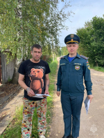 Специалистами ОНДиПР проведен рейд на территории    Пушкинских Гор