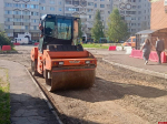 Начался ремонт дорожного покрытия вблизи жилых домов на улице Рокоссовского в Пскове