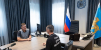 Михаил Ведерников стал наставником участника программы «Герои земли Псковской» Михаила Каратыш - Губернатор Псковской области
