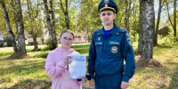 Жителям Локни напомнили правила пожарной безопасности - МЧС Псковской области
