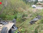Водитель легковушки улетел в кювет в Бежаницком районе