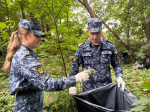 Курсанты Псковского филиала университета приняли участие в экологическом субботнике