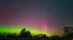 Полярное сияние заснял фотограф-любитель в псковских Черняковицах